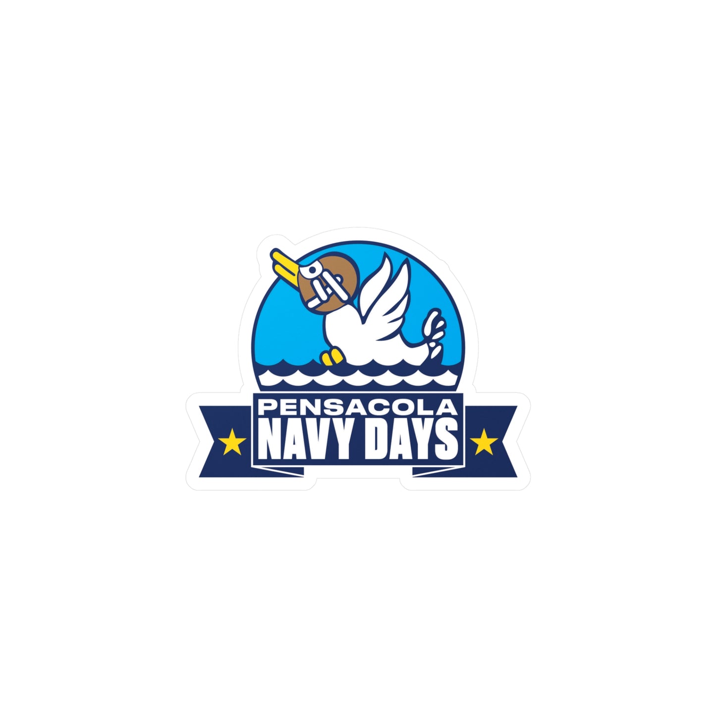 Pensacola Navy Days Kiss-Cut Vinyl Decals - Fun Nautical Stickers for Celebrations